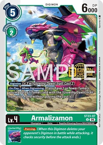 Armalizamon (Pre Release Stamp - Uncommon · U · Foil)