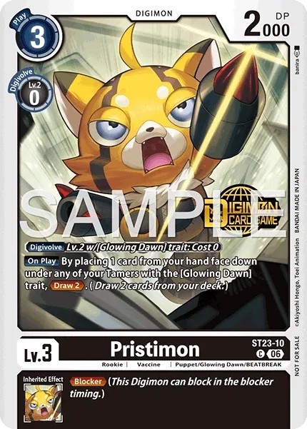 Pristimon (Pre Release Stamp - Common · C · Foil)