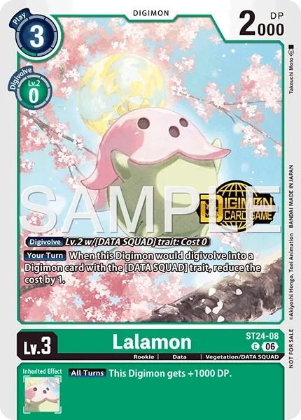 Lalamon (Pre Release Stamp - Common · C · Foil)