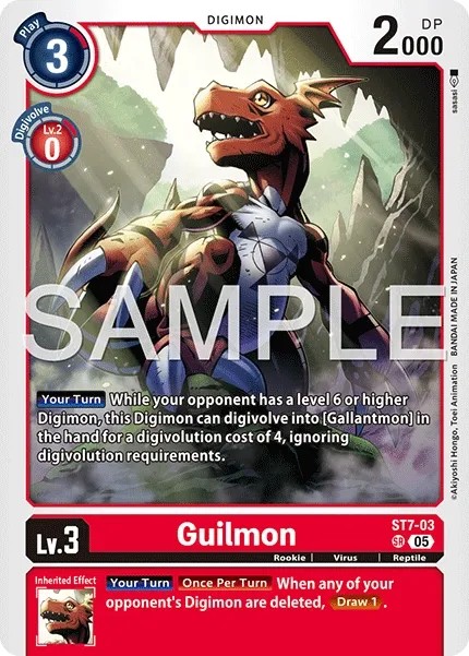 Guilmon (Foil - Super Rare 5 · Sr · Normal) · 2021 · ADVANCED BOOSTER DIGIMON GENERATION