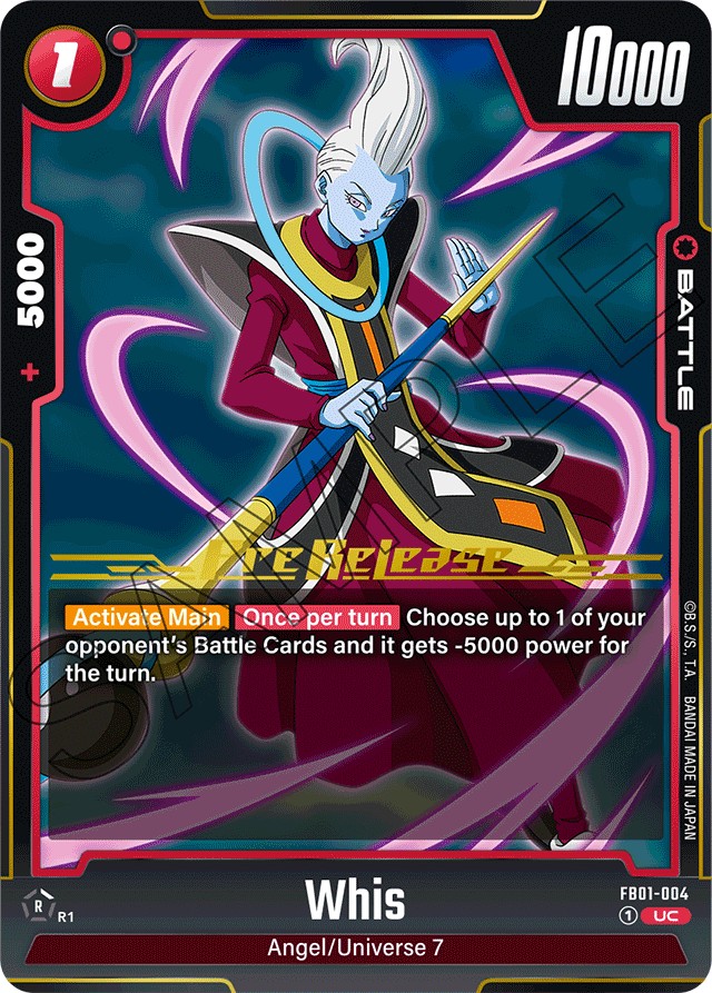 2024 Dragon Ball Super Card Game BOOSTER PACK -AWAKENED PULSE- Whis #FB01-004 trading card