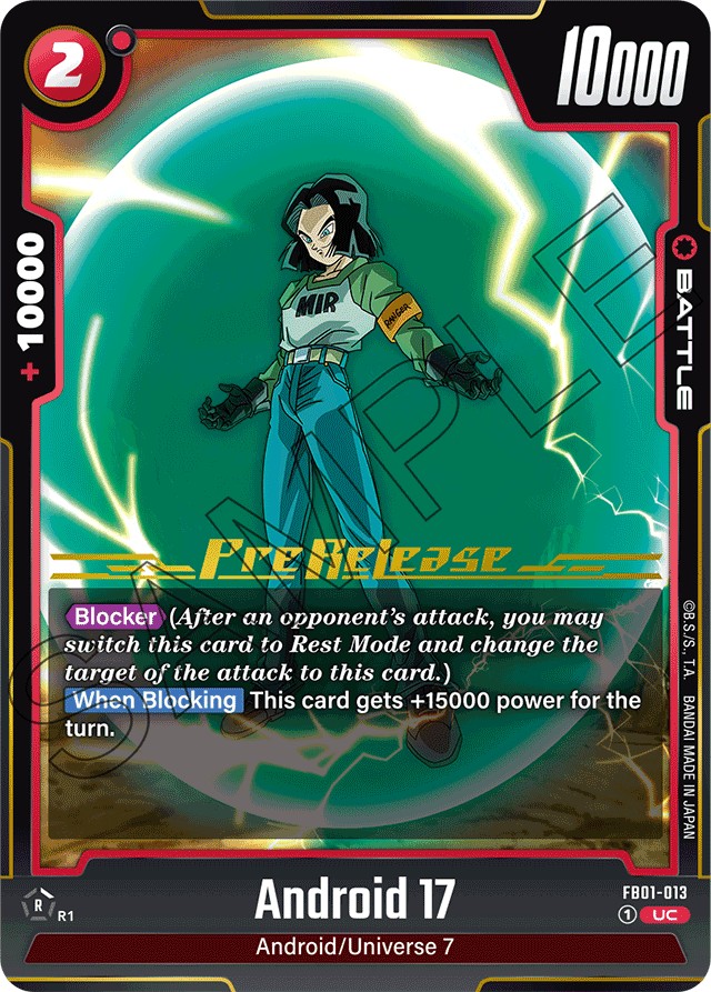 Android 17 (Promo · Uc · Normal) · 2024 · BOOSTER PACK -AWAKENED PULSE-