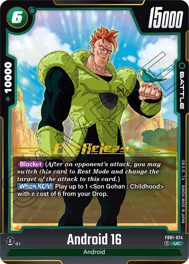 Android 16 (Promo · Uc · Normal) · 2024 · BOOSTER PACK -AWAKENED PULSE-