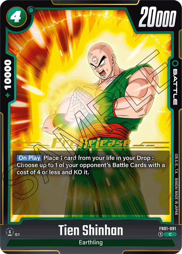 Tien Shinhan (Promo · C · Normal) · 2024 · BOOSTER PACK -AWAKENED PULSE-