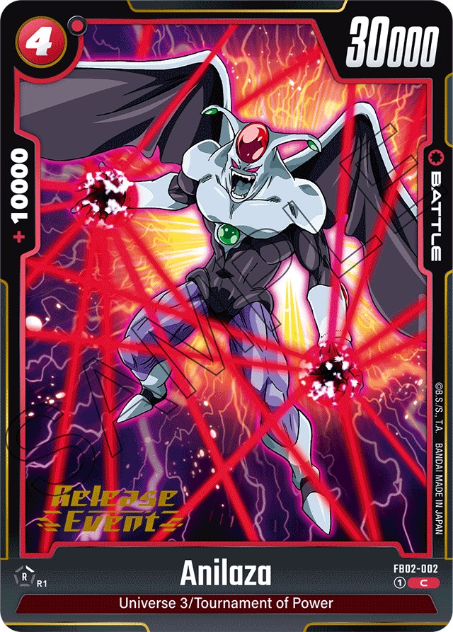 2024 Dragon Ball Super Card Game BOOSTER PACK -BLAZING AURA- Anilaza #FB02-002 trading card