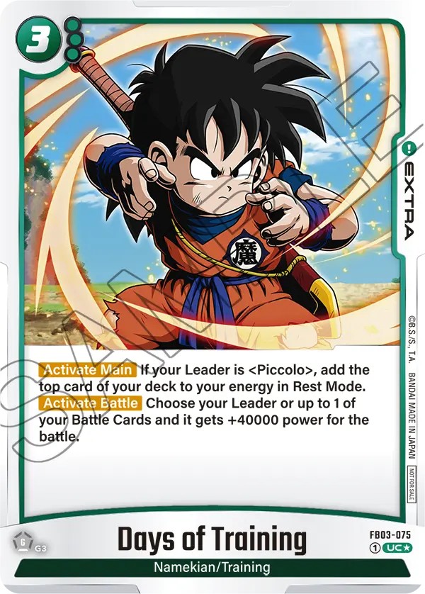 Days of Training - Image 1