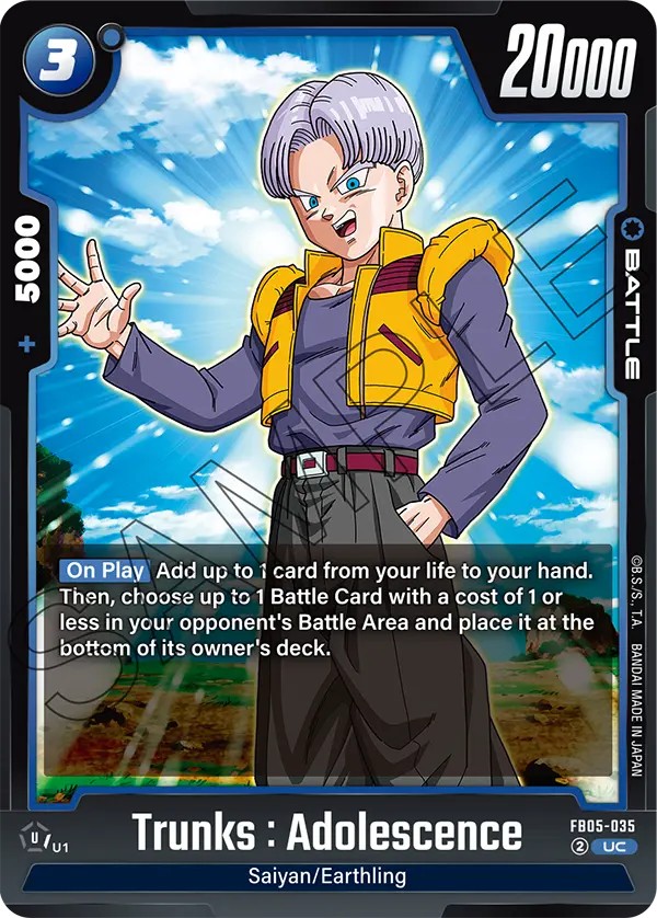 Trunks : Adolescence - Image 1
