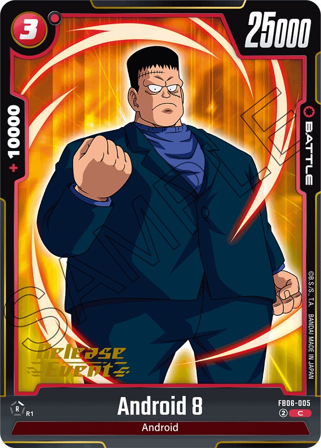 2025 Dragon Ball Super Card Game BOOSTER PACK -RIVALS CLASH- Android 8 #FB06-005 trading card