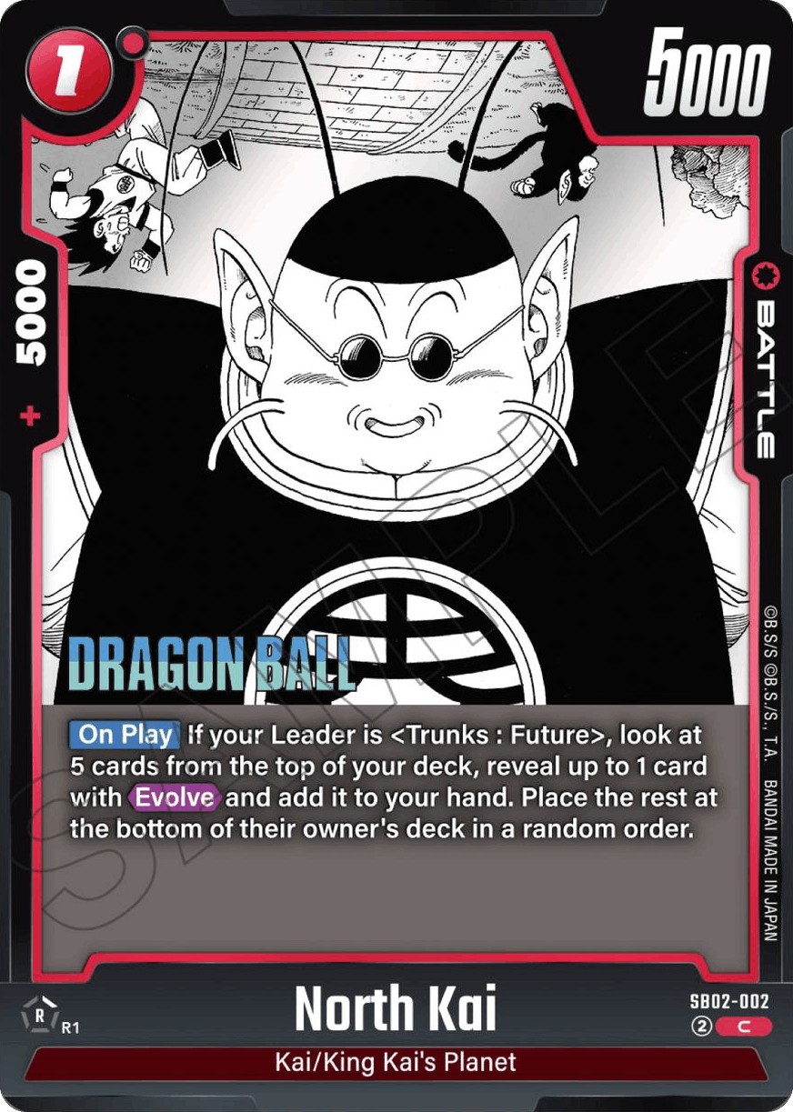 2025 Dragon Ball Super Card Game MANGA BOOSTER 02 North Kai #SB02-002 trading card