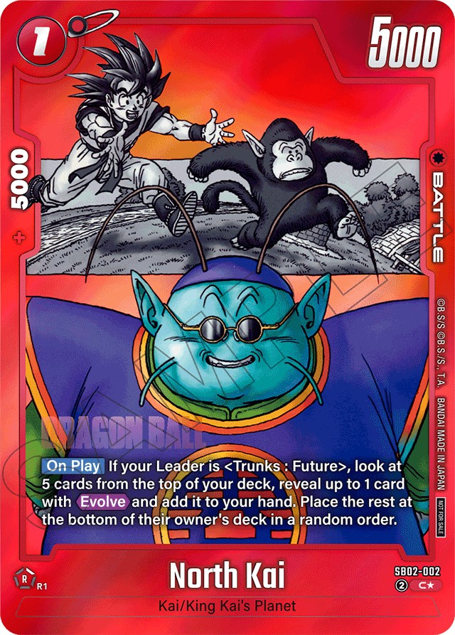2025 Dragon Ball Super Card Game MANGA BOOSTER 02 North Kai #SB02-002 trading card