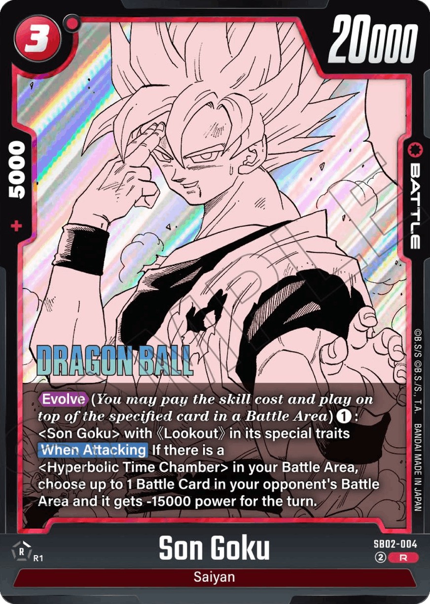 2025 Dragon Ball Super Card Game MANGA BOOSTER 02 Son Goku #SB02-004 trading card