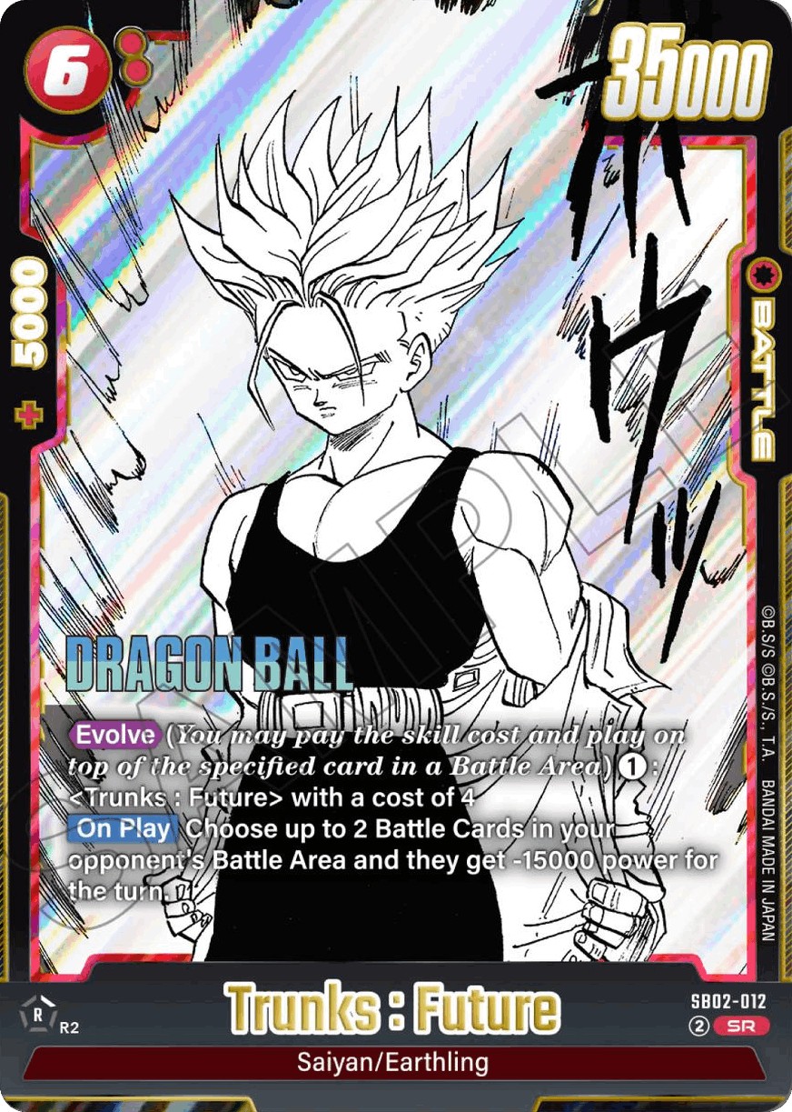 Trunks: Future (Sr · Normal) · 2025 · MANGA BOOSTER 02
