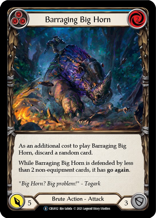 Barraging Big Horn - Image 1