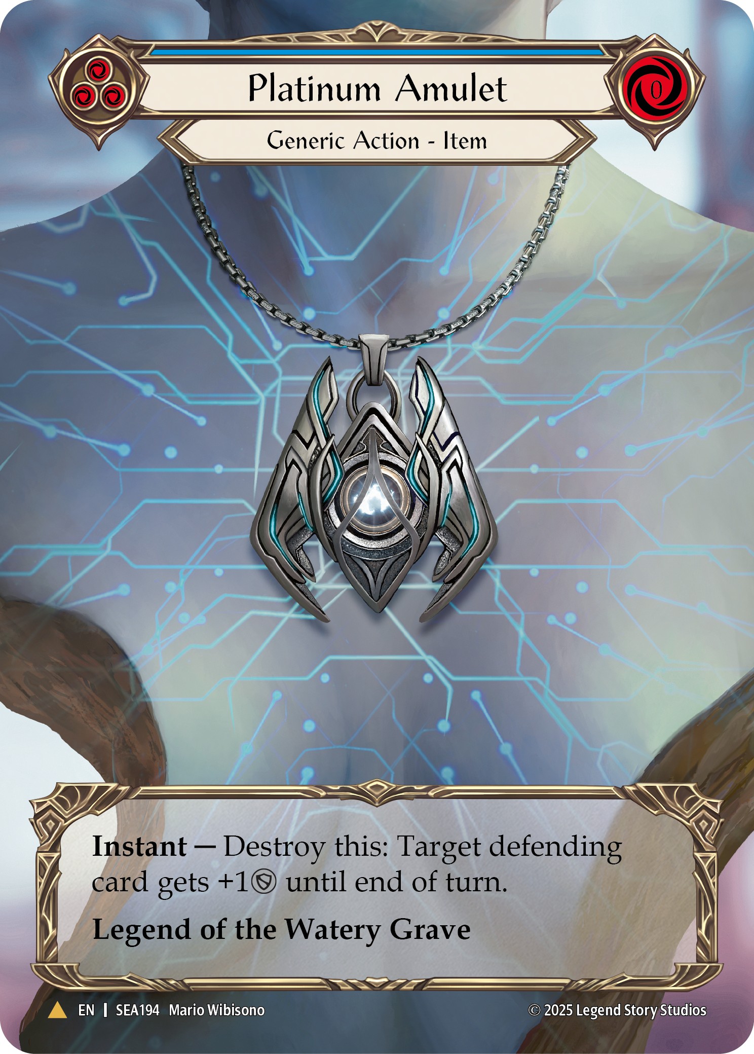 Platinum Amulet - Image 1