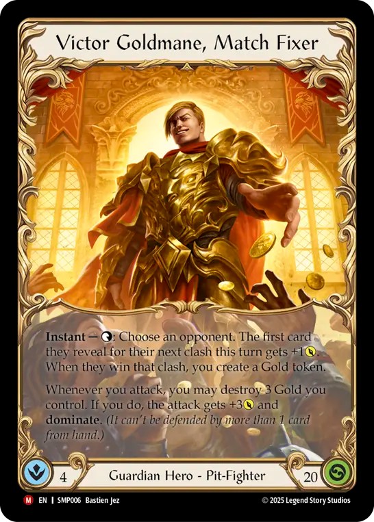 Victor Goldmane, Match Fixer - Image 1