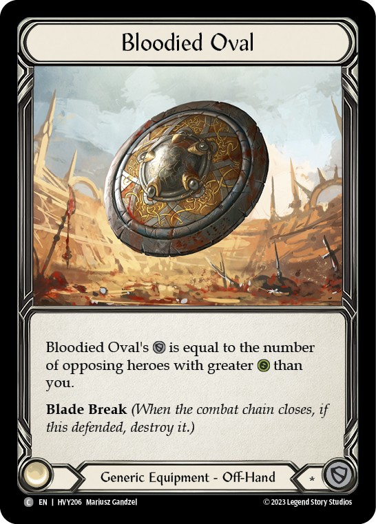 Bloodied Oval - Image 1