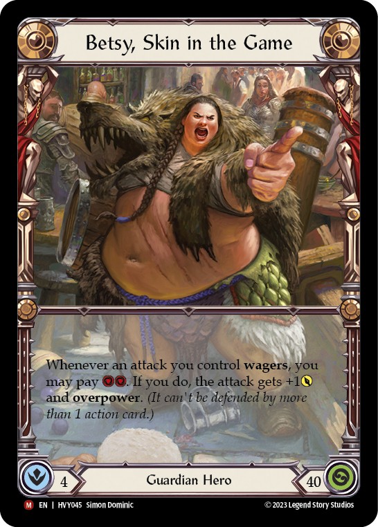Betsy, Skin in the Game - Image 1