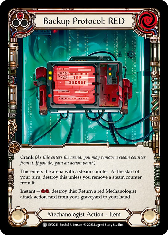 Backup Protocol: RED - Image 1