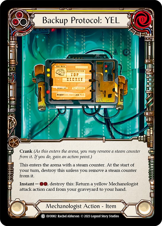 Backup Protocol: YEL - Image 1