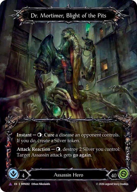 Dr. Mortimer, Blight of the Pits (Full Art · Marvel · Foil)