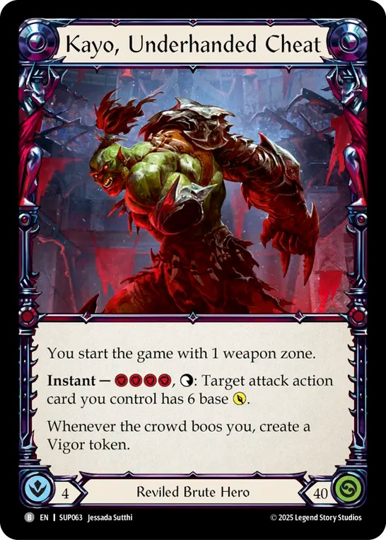 Kayo, Underhanded Cheat - Image 1