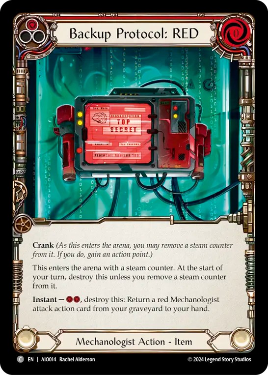Backup Protocol: RED - Image 1