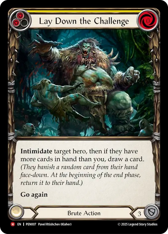 Lay Down the Challenge - Image 1