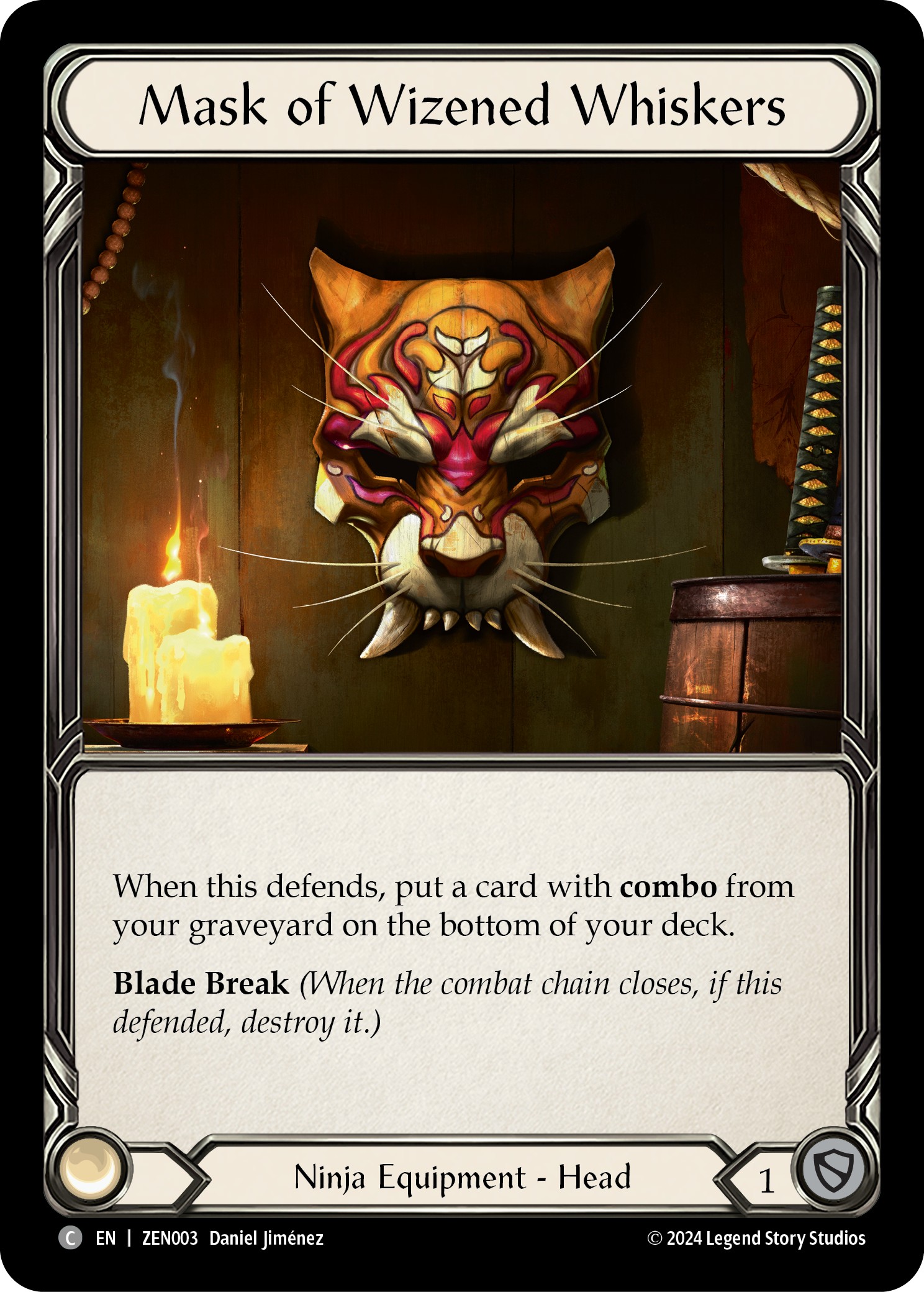 Mask of Wizened Whiskers - Image 1