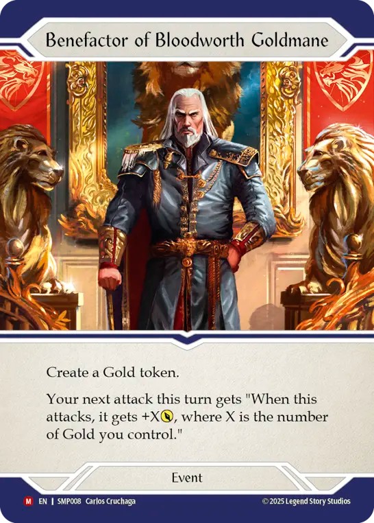 Benefactor of Bloodworth Goldmane - Image 1