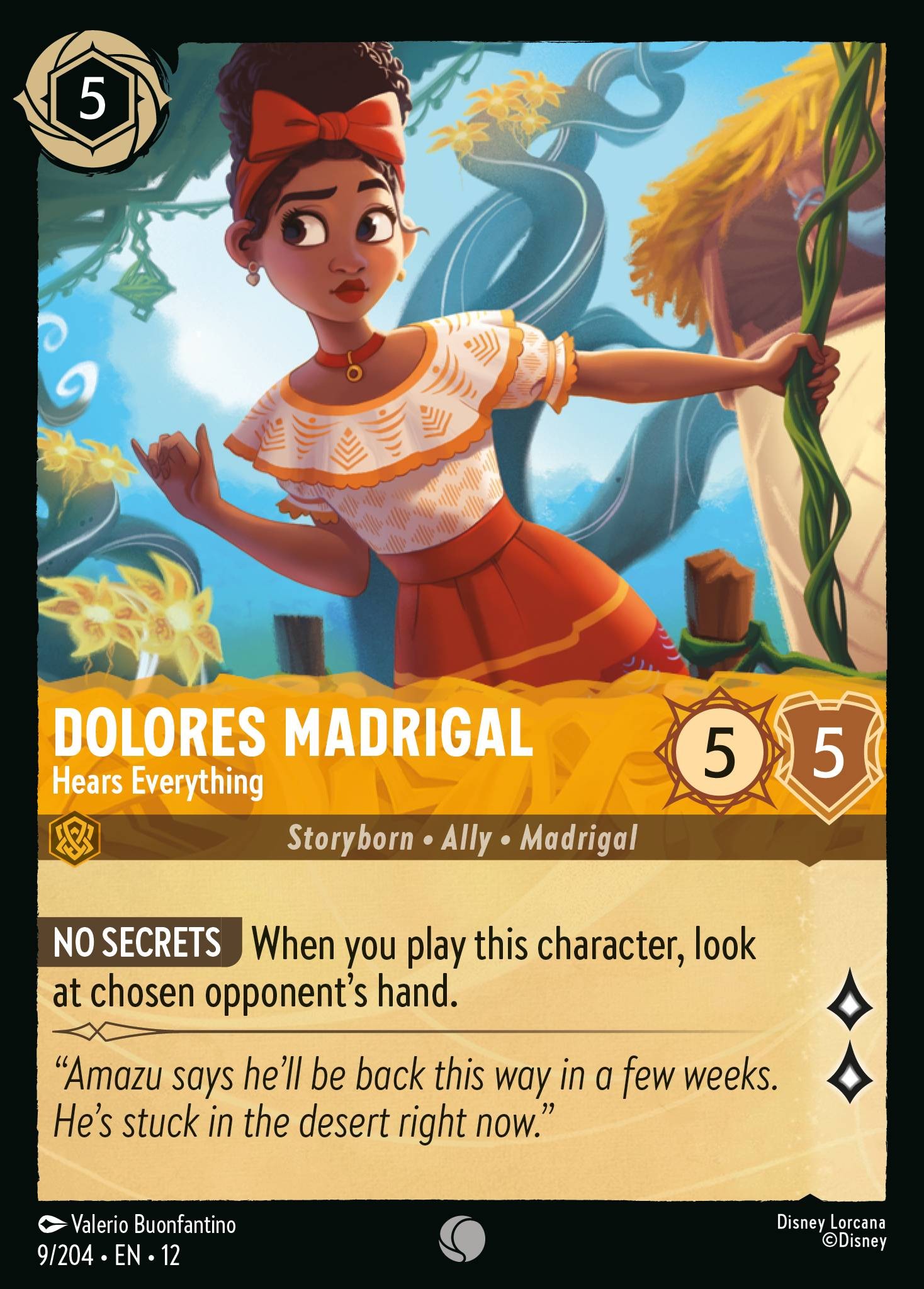 Dolores Madrigal - Hears Everything - Image 1