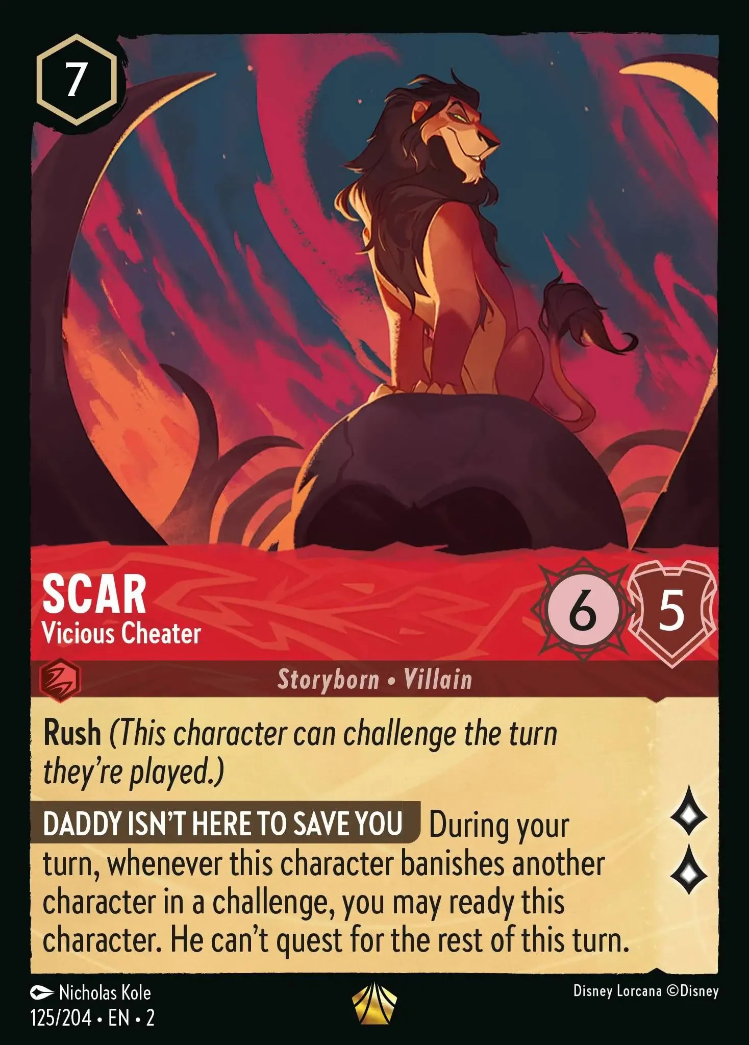 Scar - Vicious Cheater - Image 1