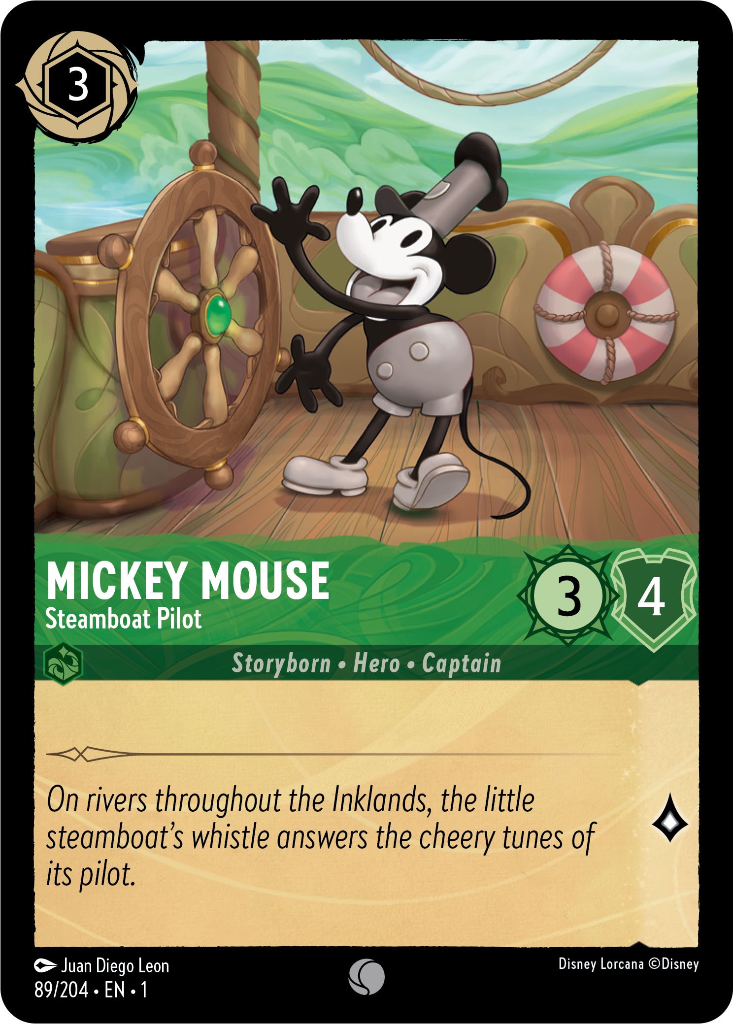 Mickey Mouse - Steamboat Pilot - Image 1