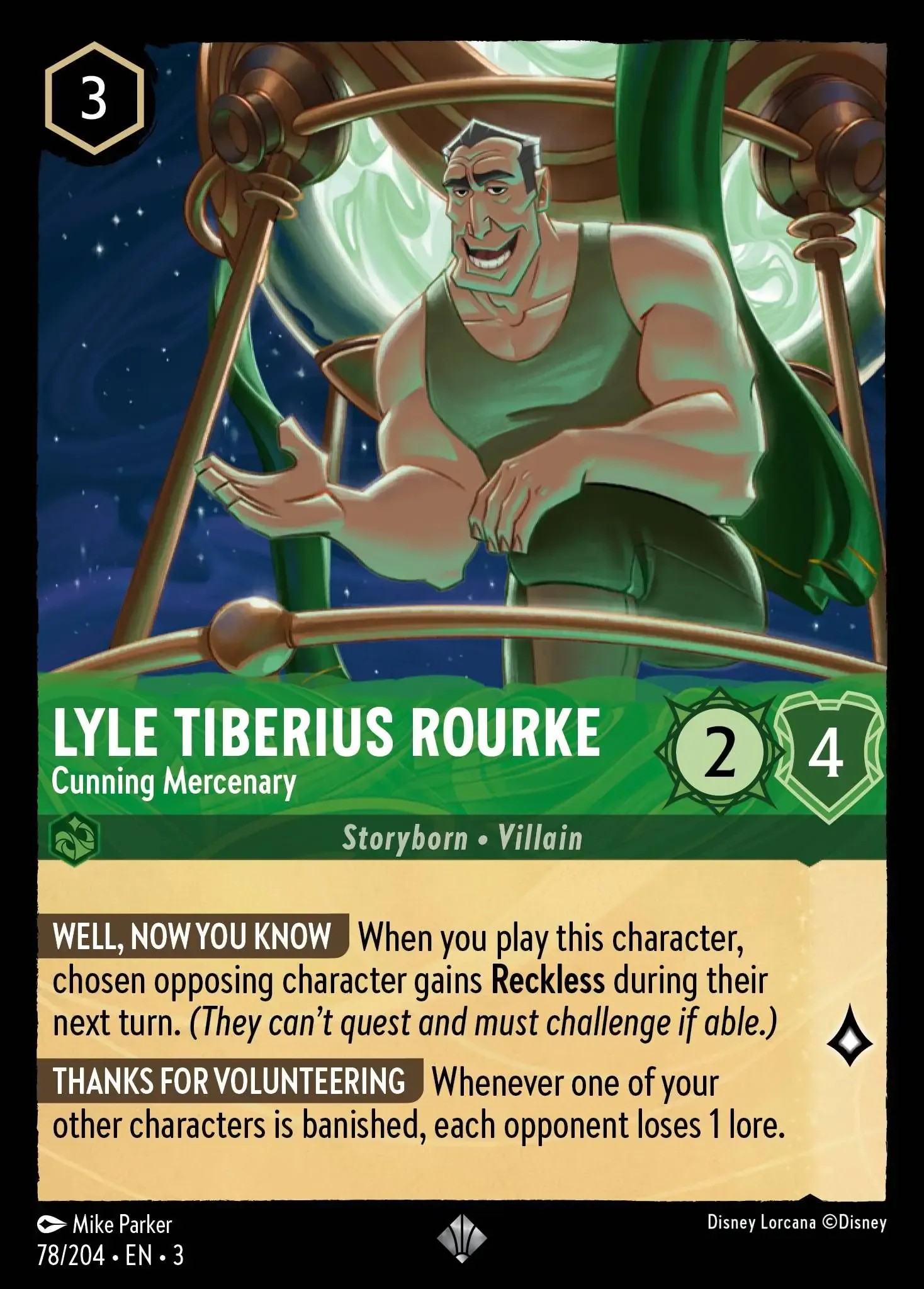 Lyle Tiberius Rourke - Cunning Mercenary - Image 1