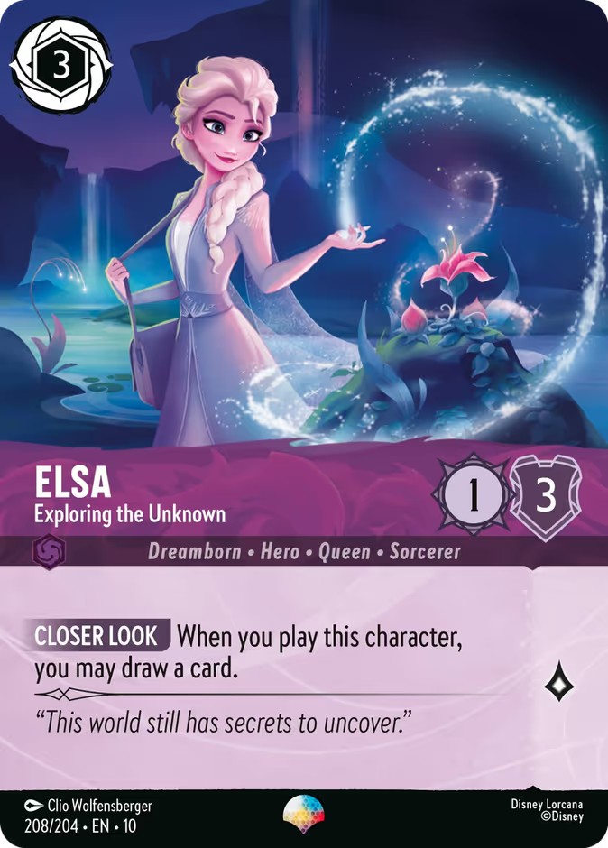 2025 Disney Lorcana Whispers in the Well 2025 Disney Lorcana Whispers in the Well #208 trading card