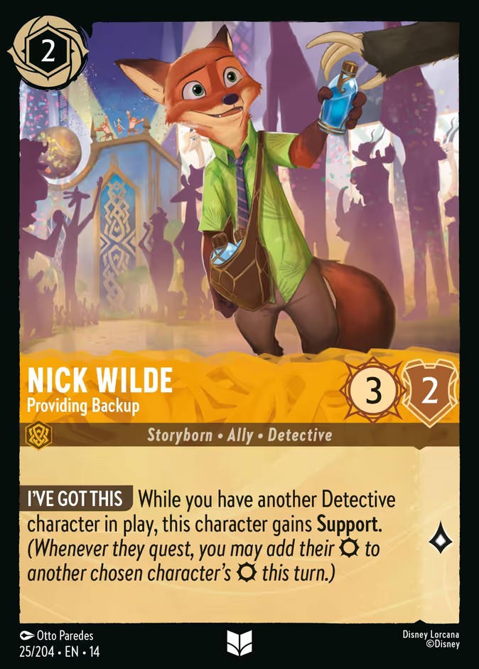 Nick Wilde - Providing Backup (Uncommon · Normal)