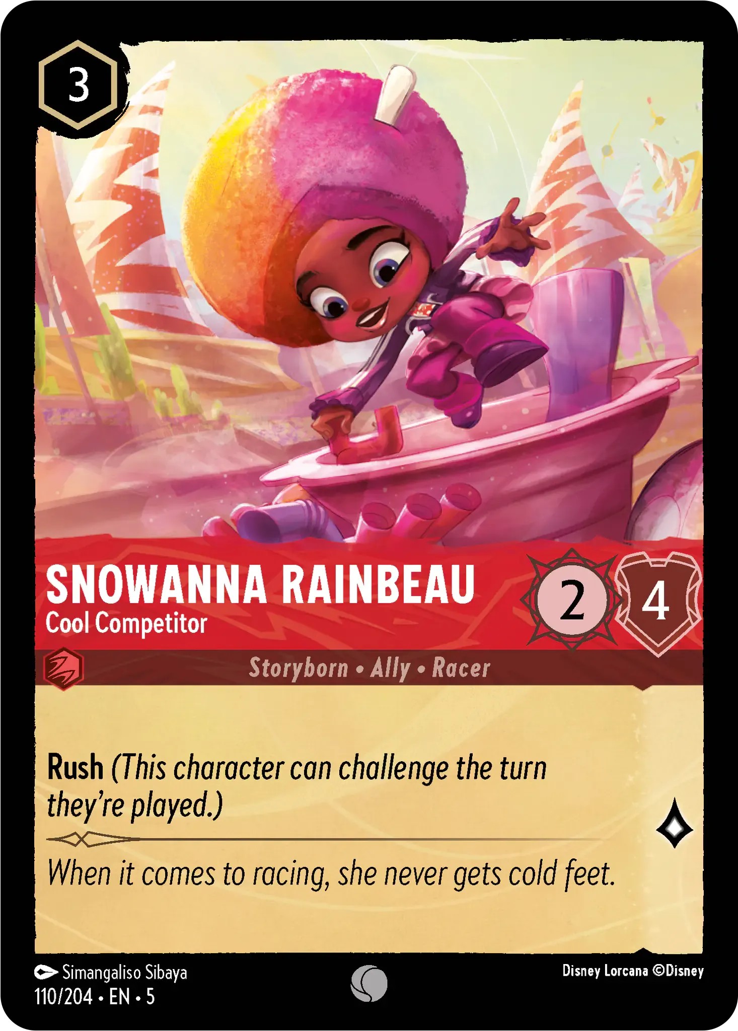Snowanna Rainbeau - Cool Competitor - Image 1