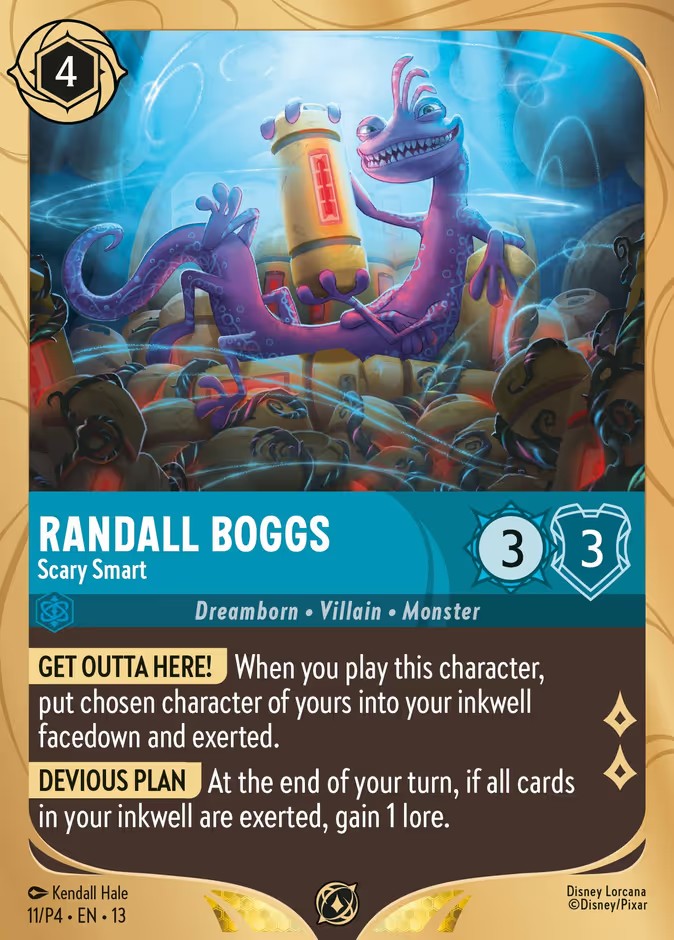 2026 Disney Lorcana Promo Set 4 Randall Boggs - Scary Smart #11 trading card