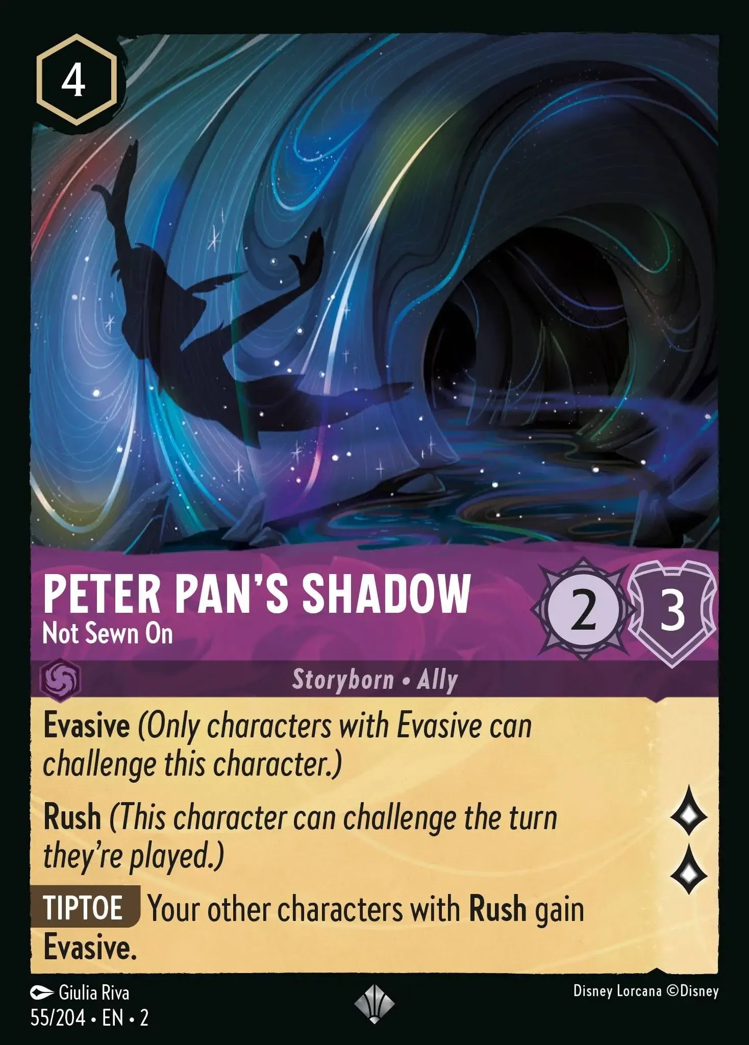 Peter Pan's Shadow - Not Sewn On - Image 1