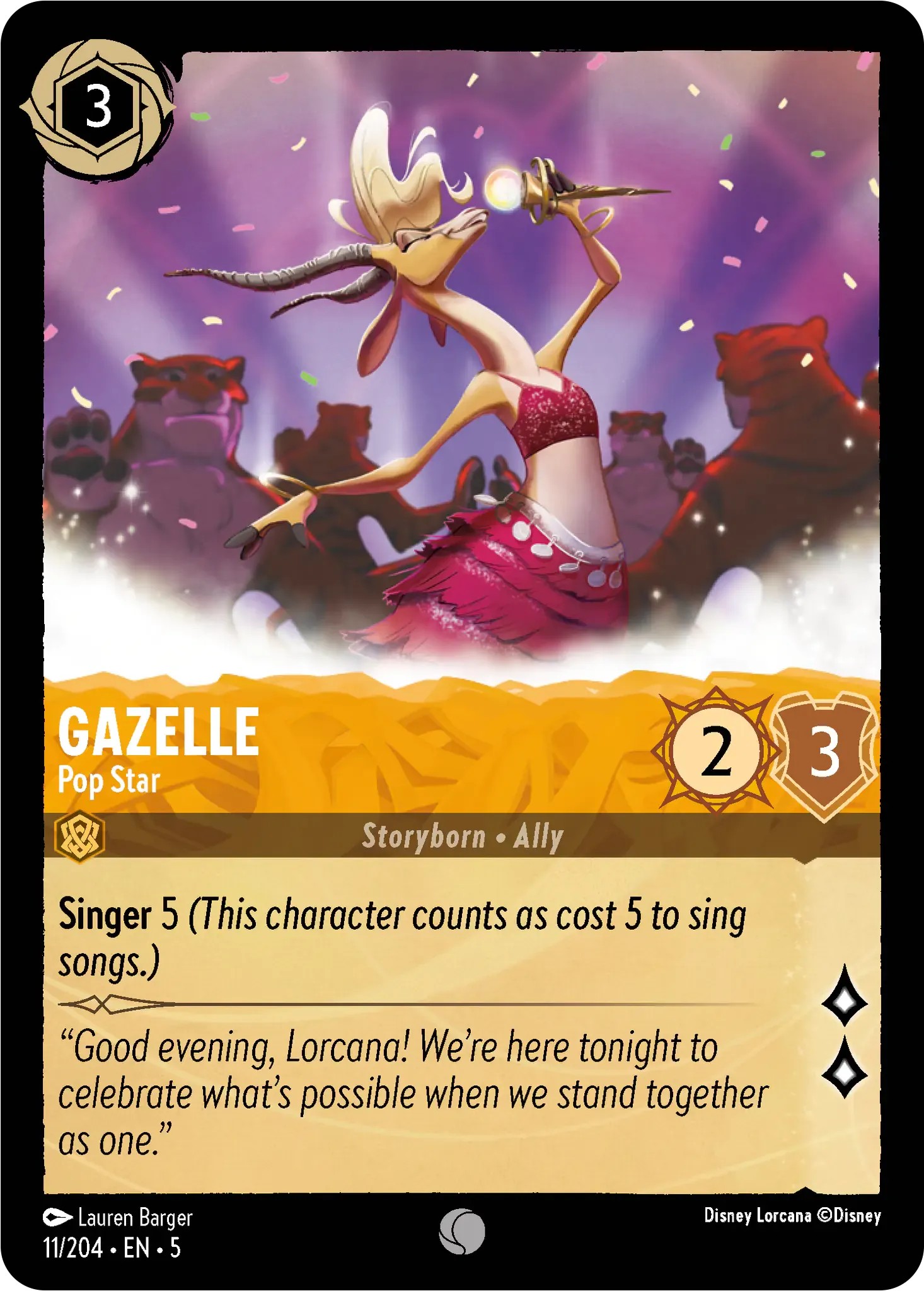 Gazelle - Pop Star (Common · Normal)