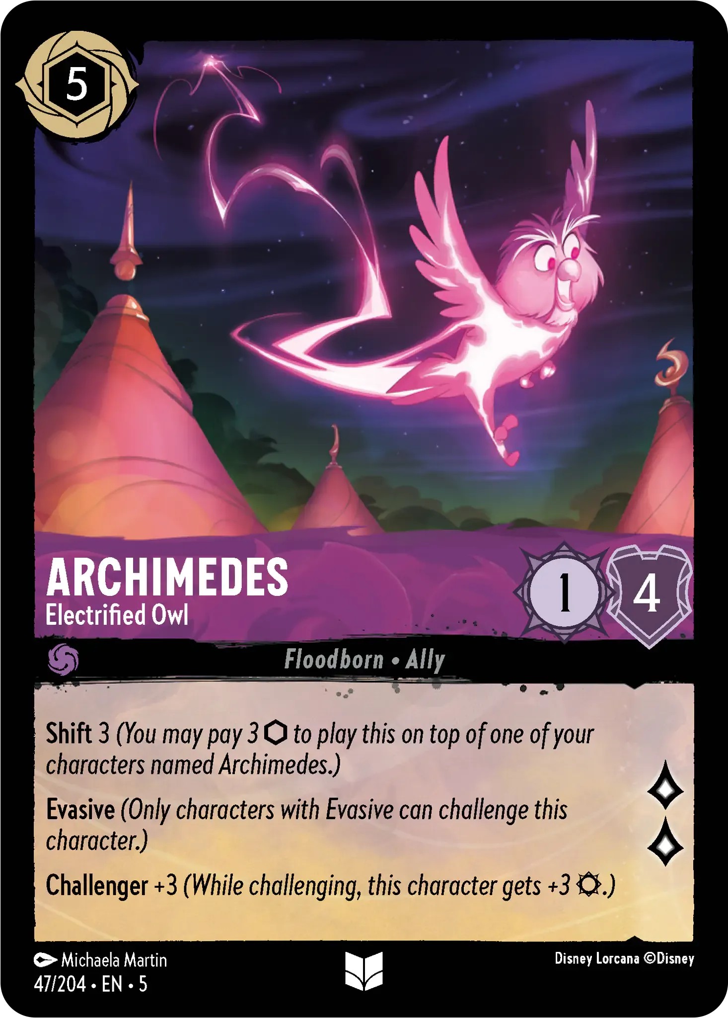 Archimedes - Electrified Owl - Image 1