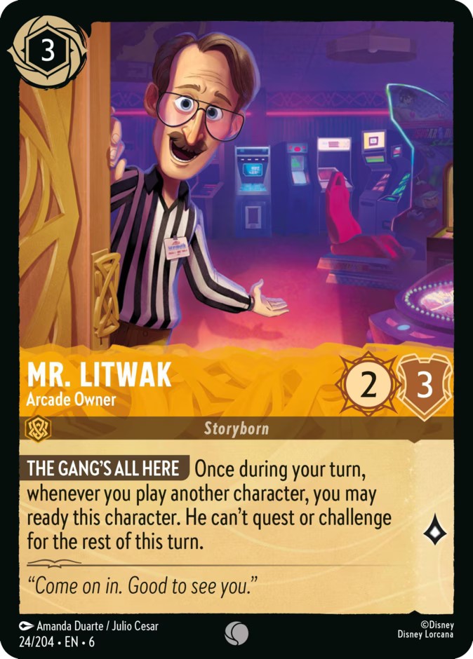 Mr. Litwak - Arcade Owner (Common · Normal)