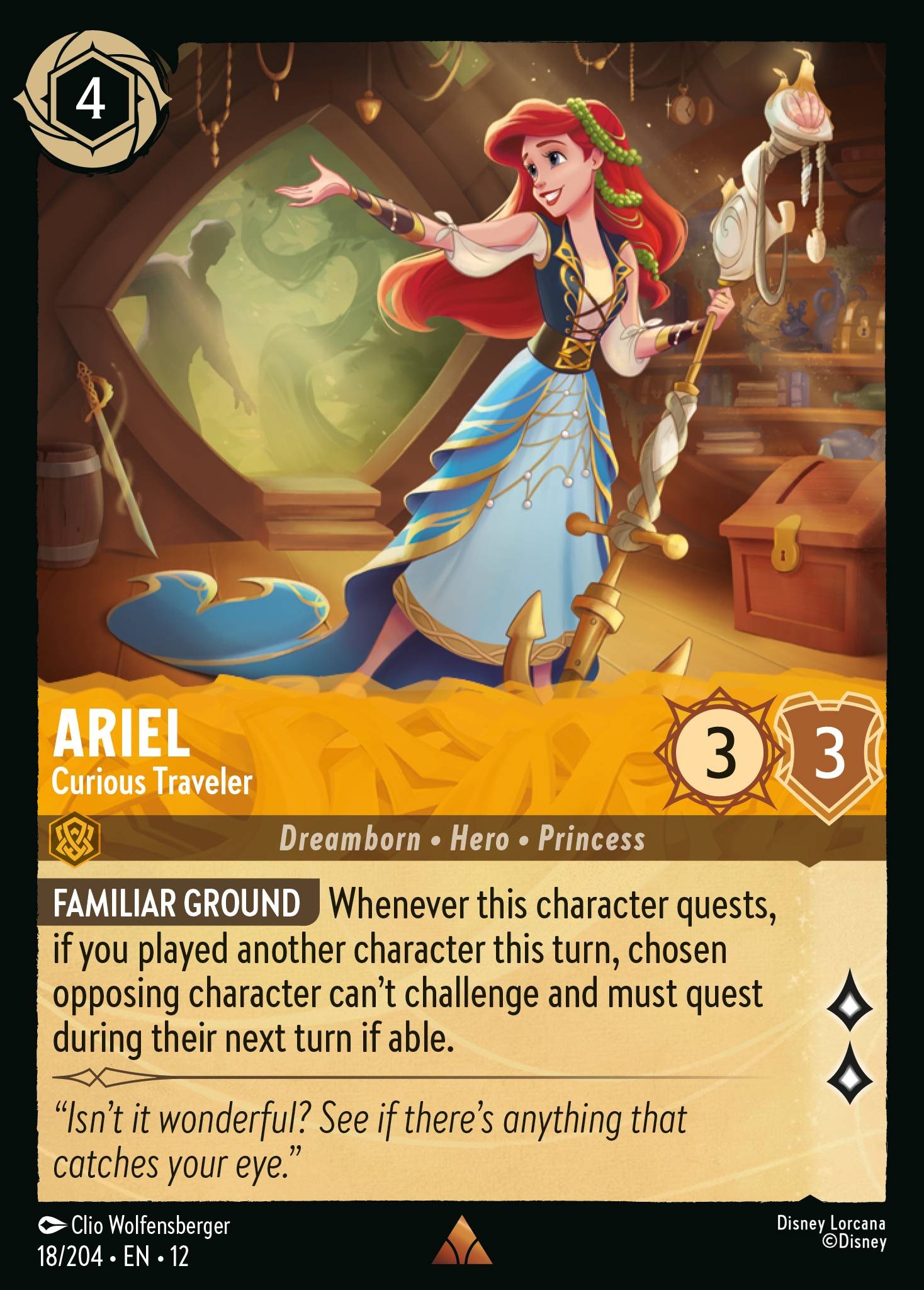2026 Disney Lorcana Wilds Unknown 2026 Disney Lorcana Wilds Unknown #18 trading card