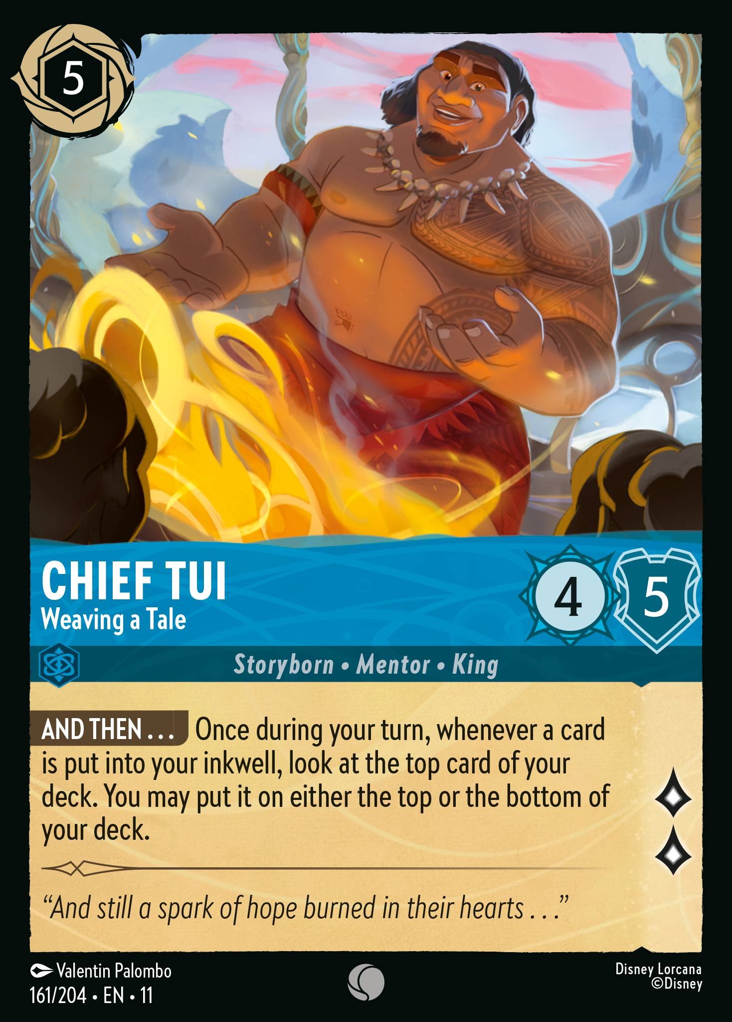 Chief Tui - Weaving a Tale - Image 1