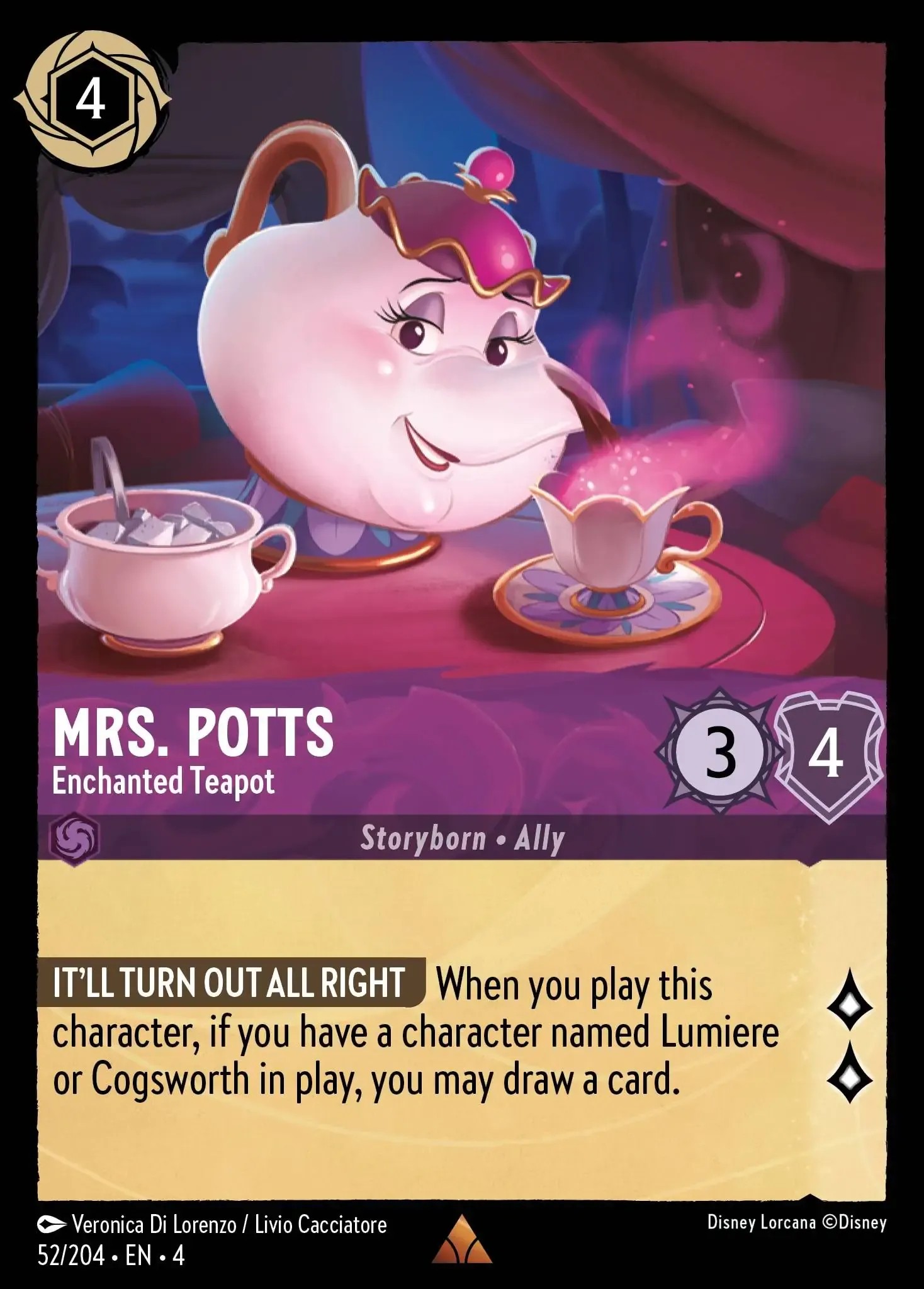 Mrs. Potts - Enchanted Teapot - Image 1
