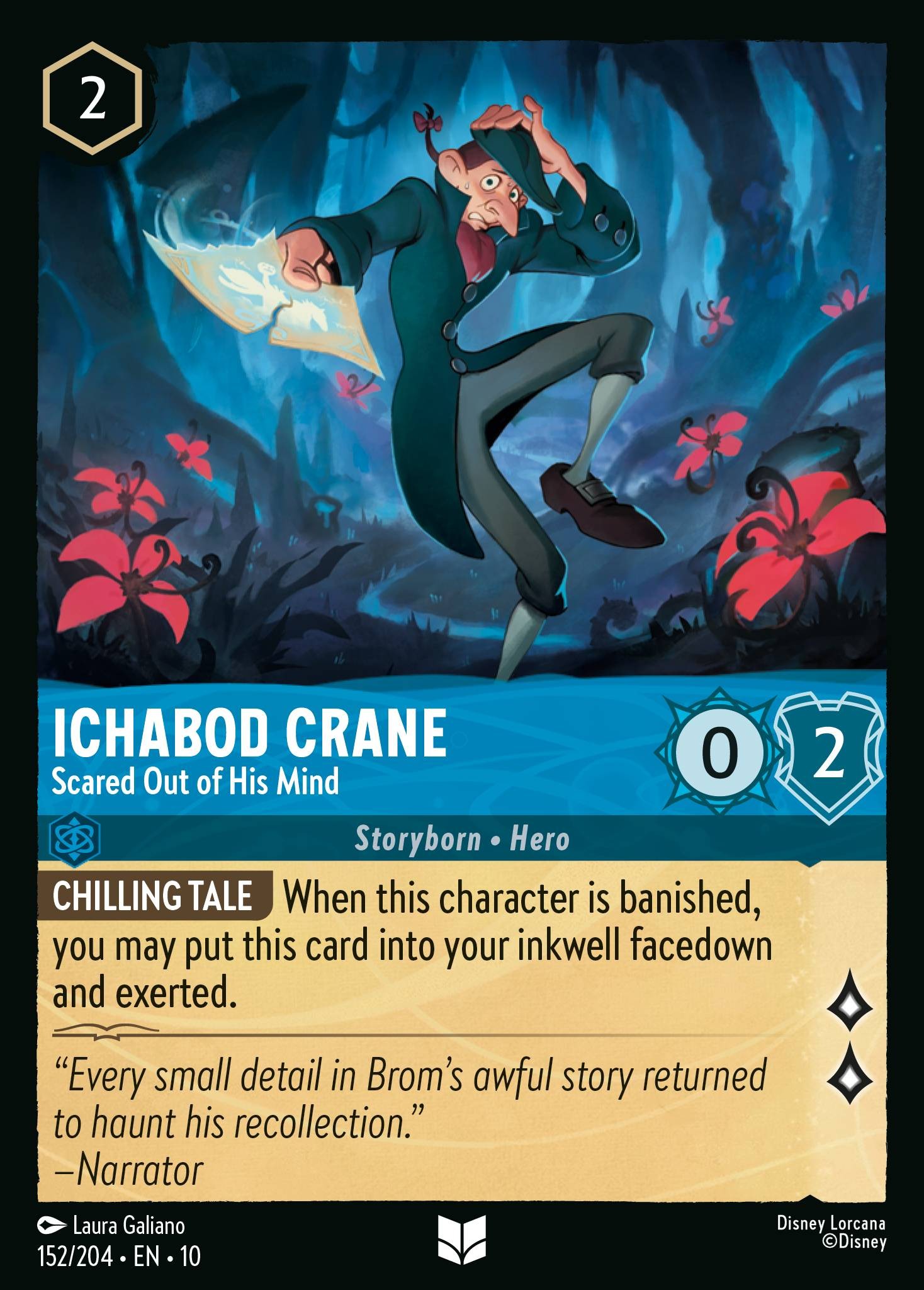 Ichabod Crane - Scared Out of His Mind - Image 1