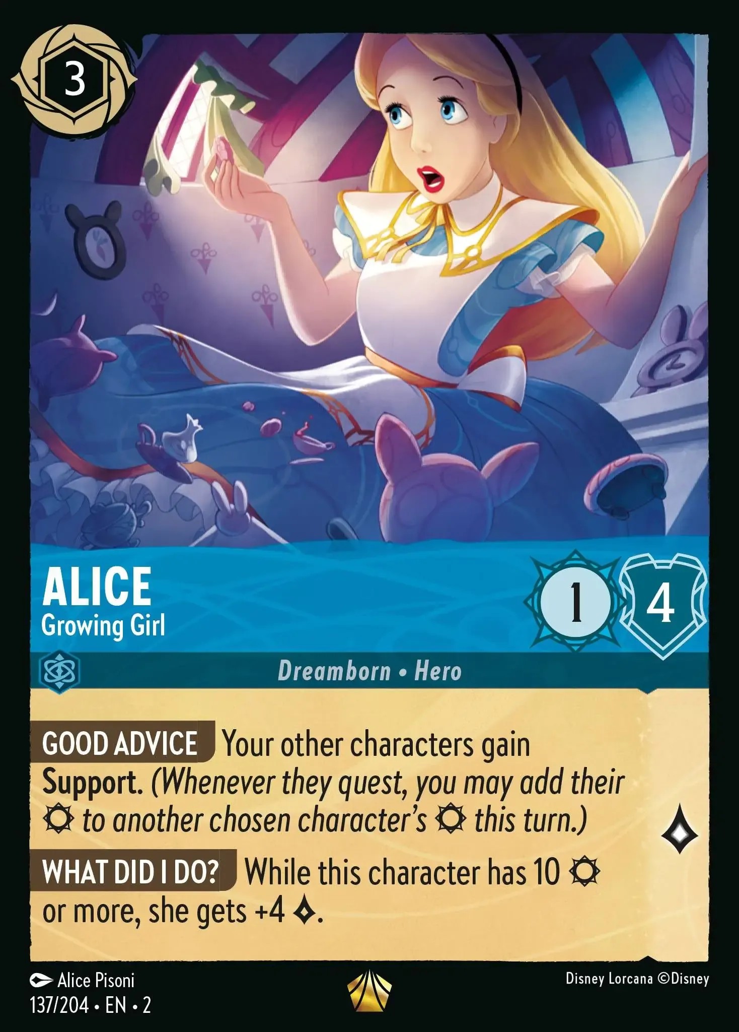 2023 Disney Lorcana Rise of the Floodborn 2023 Disney Lorcana Rise of the Floodborn #137 trading card