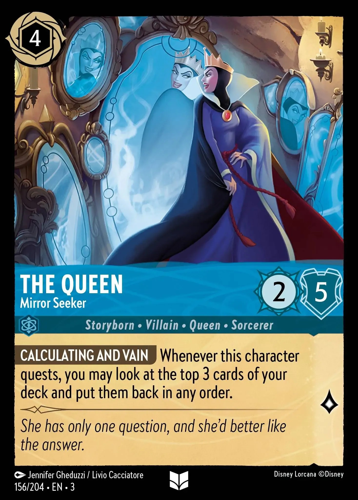 2024 Disney Lorcana Into the Inklands 2024 Disney Lorcana Into the Inklands #156 trading card