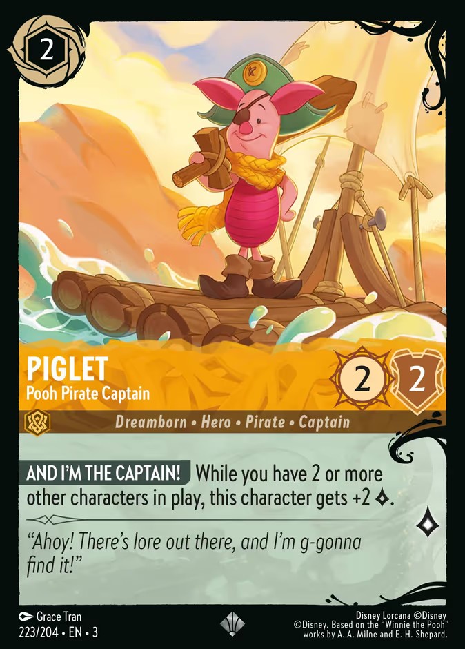 Piglet - Pooh Pirate Captain - Image 1