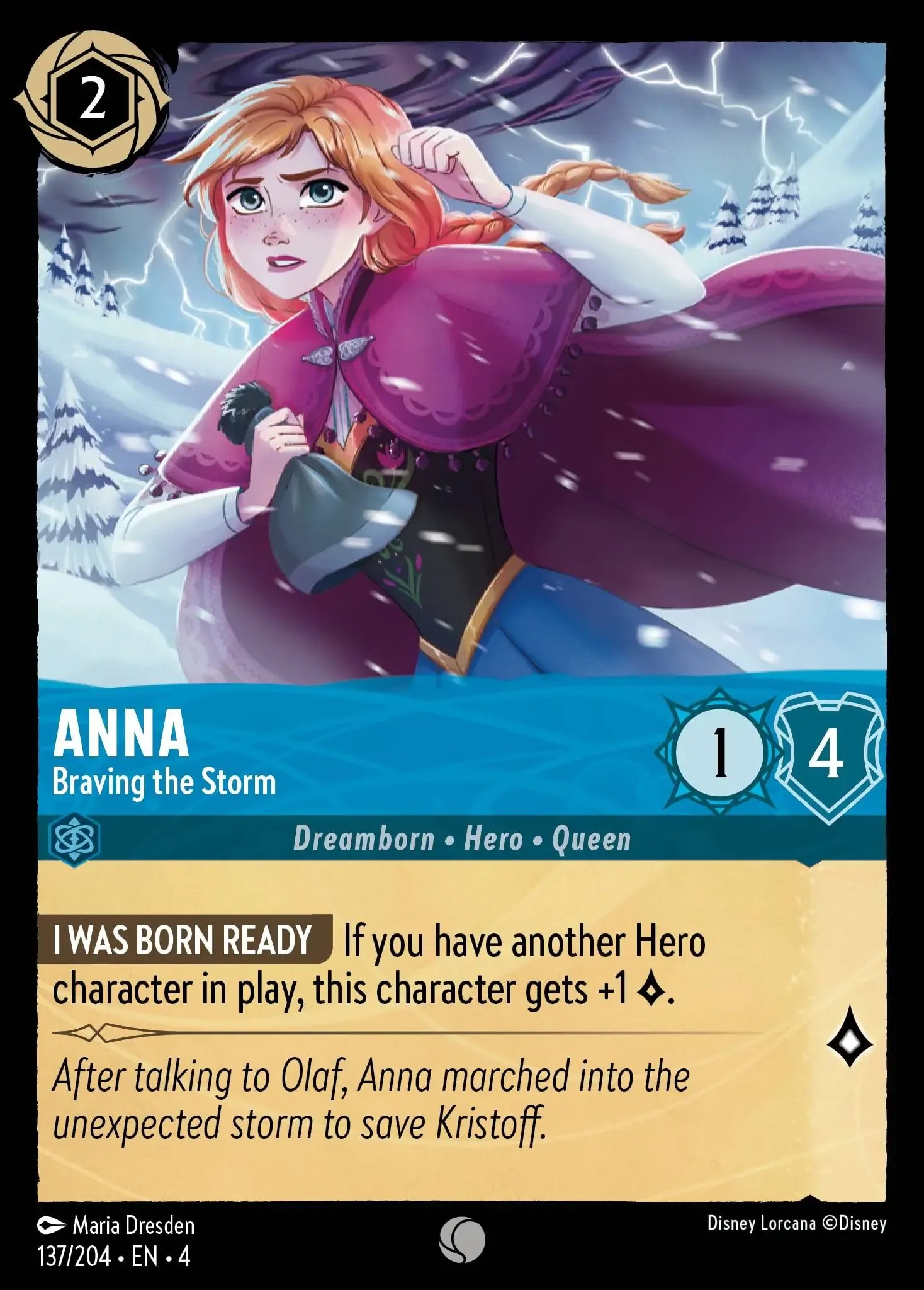 2024 Disney Lorcana Ursula's Return 2024 Disney Lorcana Ursula's Return #137 trading card