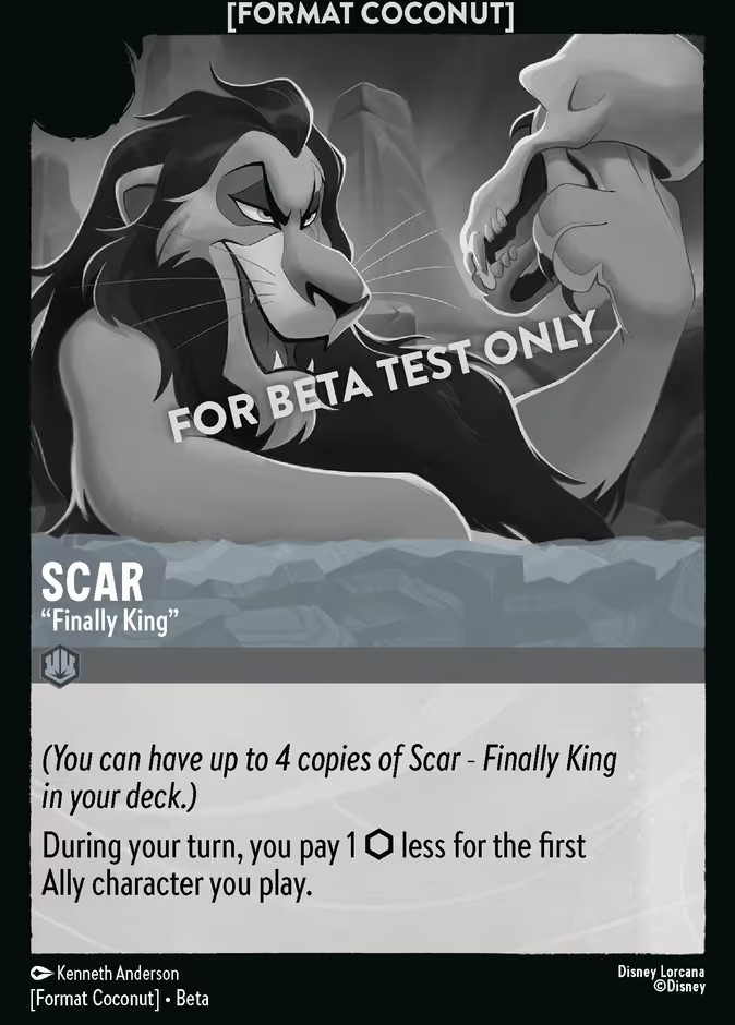 Scar - "Finally King" (Promo · Normal)